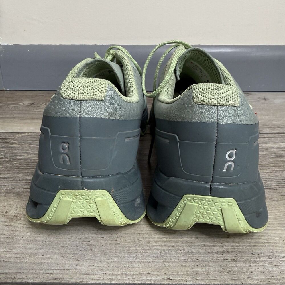 ON CLOUDVENTURE Running Shoes Sneaker Green Gray Women’s Size 10 Cloudtec - Picture 7 of 9